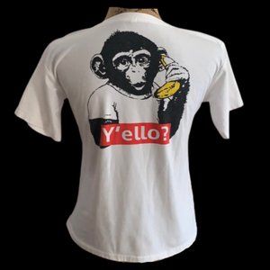Y'ello? Monkey Banana Phone Tee T-Shirt